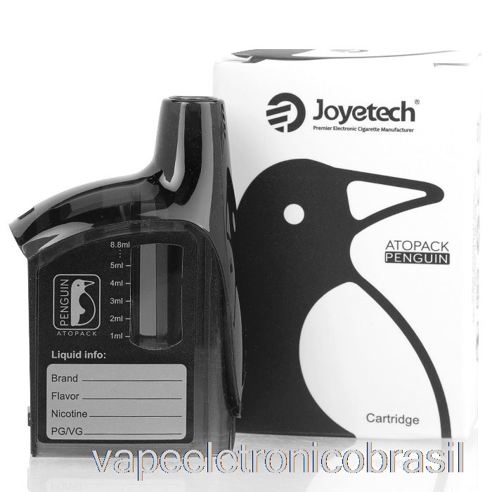 Vape Eletrônico Joyetech Atopack Pinguim Cartucho De Reposição Preto - Cartucho De 8,8ml